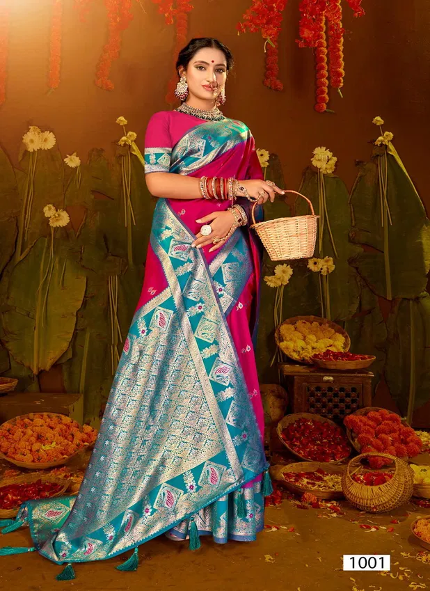 Saroj Ramayan Silk Vol 1 Festive Wear Silk Saree Collection